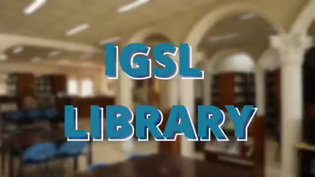 IGSL Library Video Intro